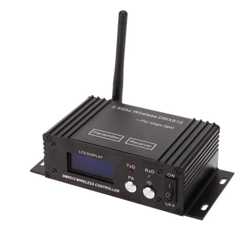 DMX512 Wireless Receiver Transmitter DMX512 LED Lighting Controller Transmitter & Receiver 2in1 Repeater 400M Effective Range