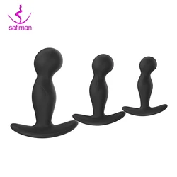 Brinquedos sexuais com plugue anal de silicone para homens e mulheres, massageador de próstata, dildo para bumbum, pequeno, médio, grande, íntimo, adultos