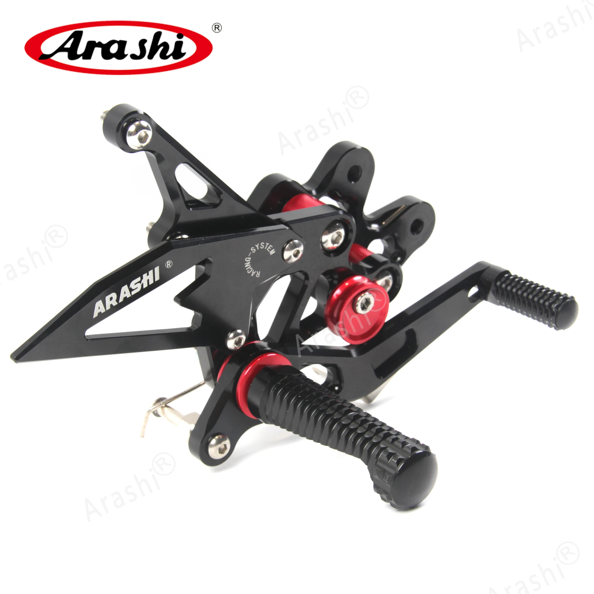 Arashi For SUZUKI GSXR600 GSXR750 2006 - 2010 Rearset Adjustable Footrests Foot Pegs GSX-R600 GSX-R750 2007 2008 2009 GSXR 750