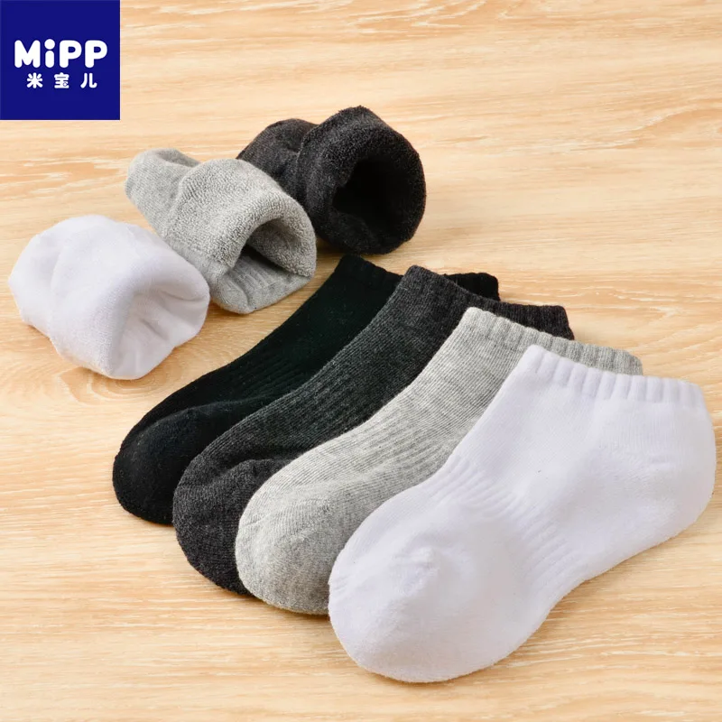 Children's sports socks, girls and boys, autumn and winter towel bottom, boys' socks, boys' socks, spring and autumn and winter