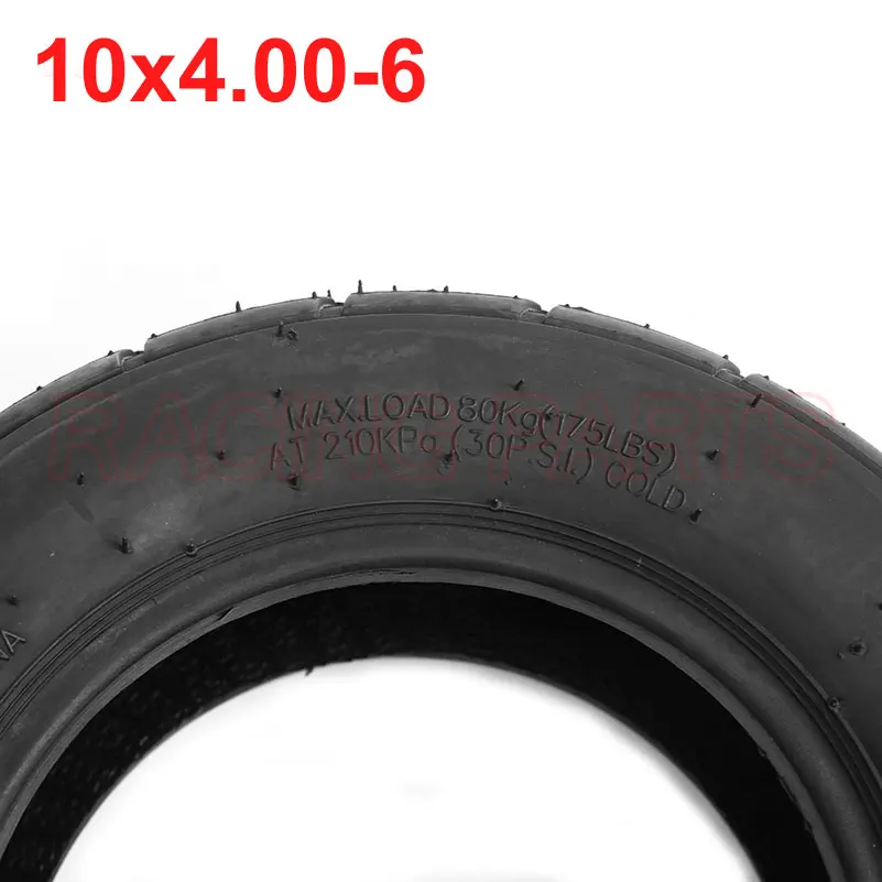 10x4.00-6 Vacuum Tire 10 Inch Tubeless Wanda Tyre for Electric Scooter Parts