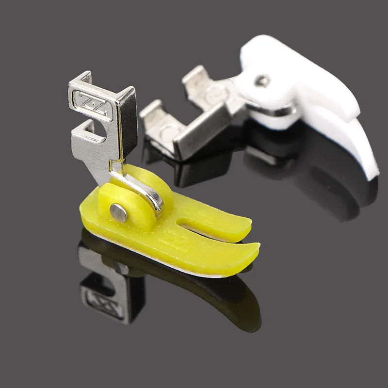 2PCS Household Old-Fashioned Pedal Sewing Machine Thin Beef Tendon Plastic Straight Seam Presser Foot Accessories