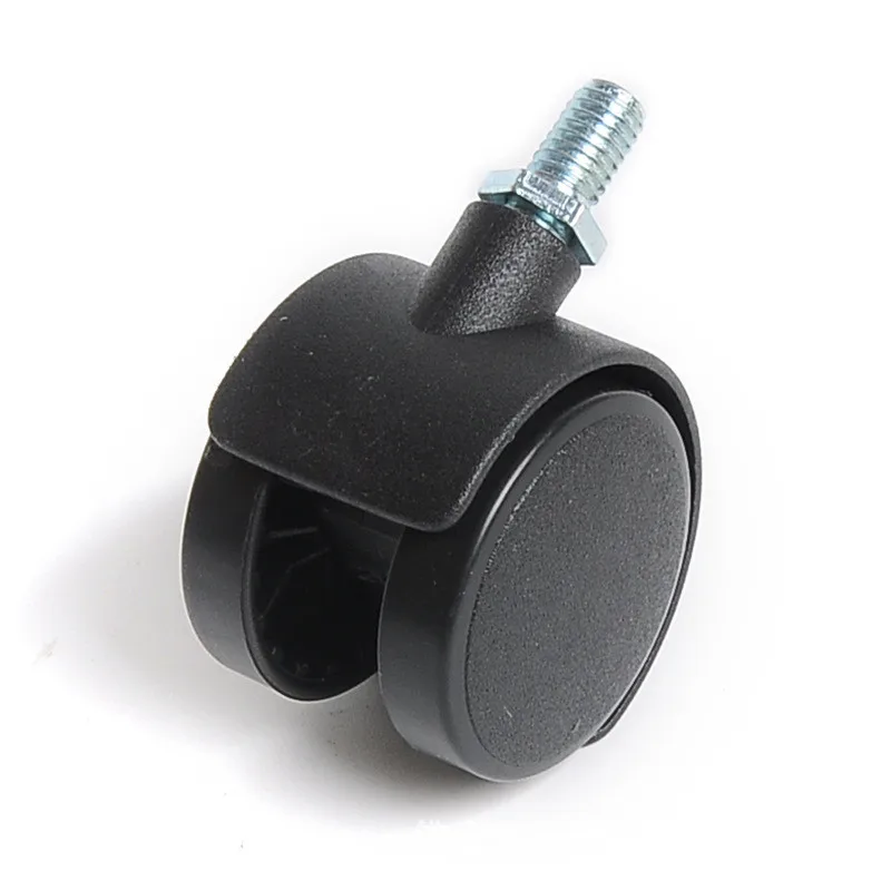 4Pcs 40mm chair wheel furniture caster, with brake rotating caster, replace the trolley with mechanical silence