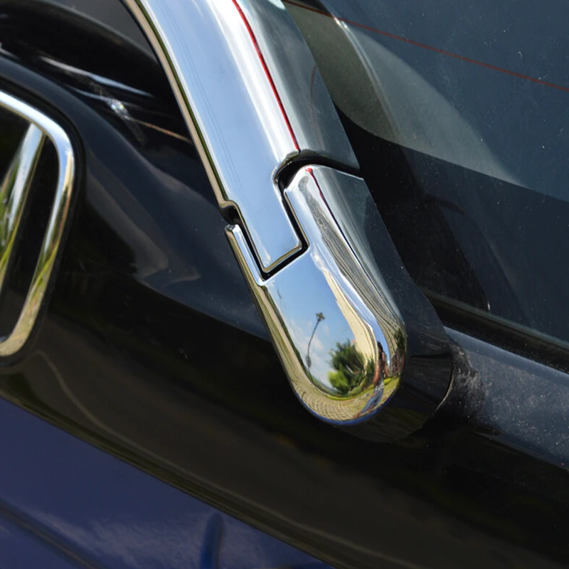 ABS Chrome For Honda FIT JAZZ accessories 2014 2015 2016 car styling car rear Wiper frame cover trim strip