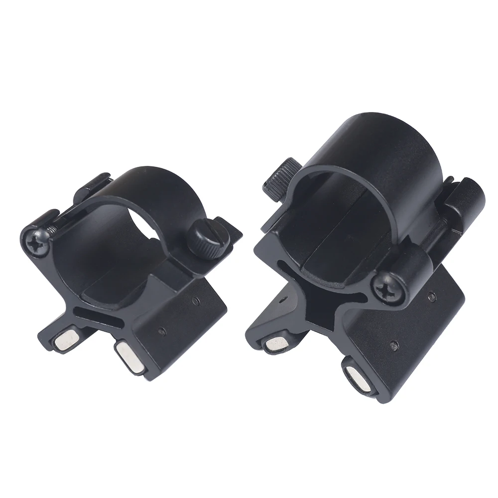 Support de pistolet à portée magnétique haute et basse, support de lampes de poche magnétiques, support X puissant, lunette de visée, torche Laser, support de lanterne, partie de chasse