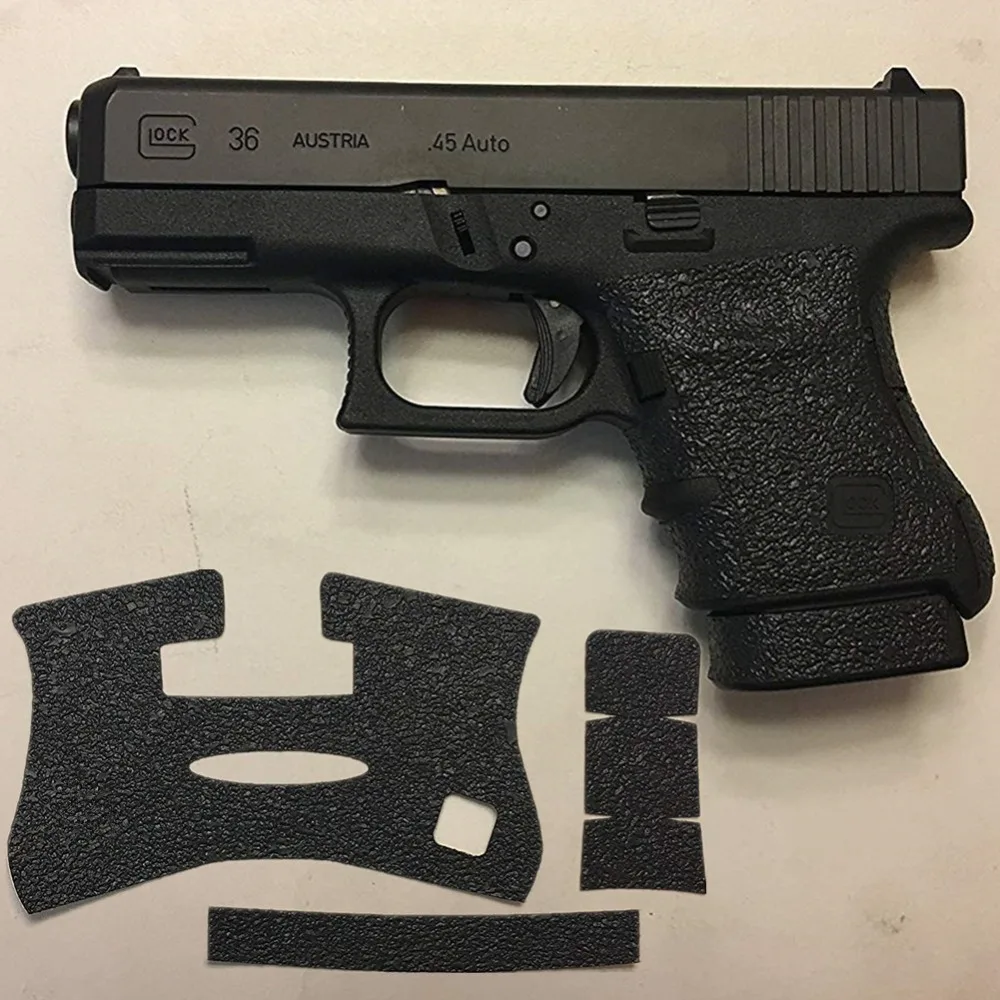 Non-slip Rubber Texture Grip Wrap Tape Glove for Gen 1/2/3/4/5 Glock 17 19 25 26 43X Pistol Gun Holster 9mm
