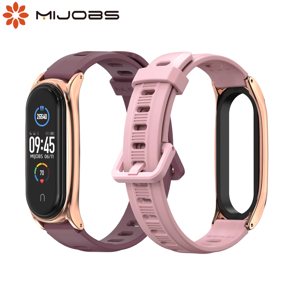 Mi Band 7 Strap for Mi Band 6 Silicone Bracelet for Xiaomi Miband 5 4 3 Correa Wristbands Smart Watch Replacement Accessories