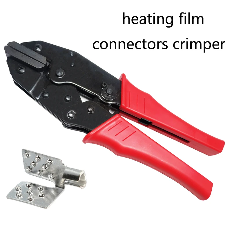 

High quality Hand Crimping Tool for non-insulated heating film connectors with flat jaws crimp tool Wholesale