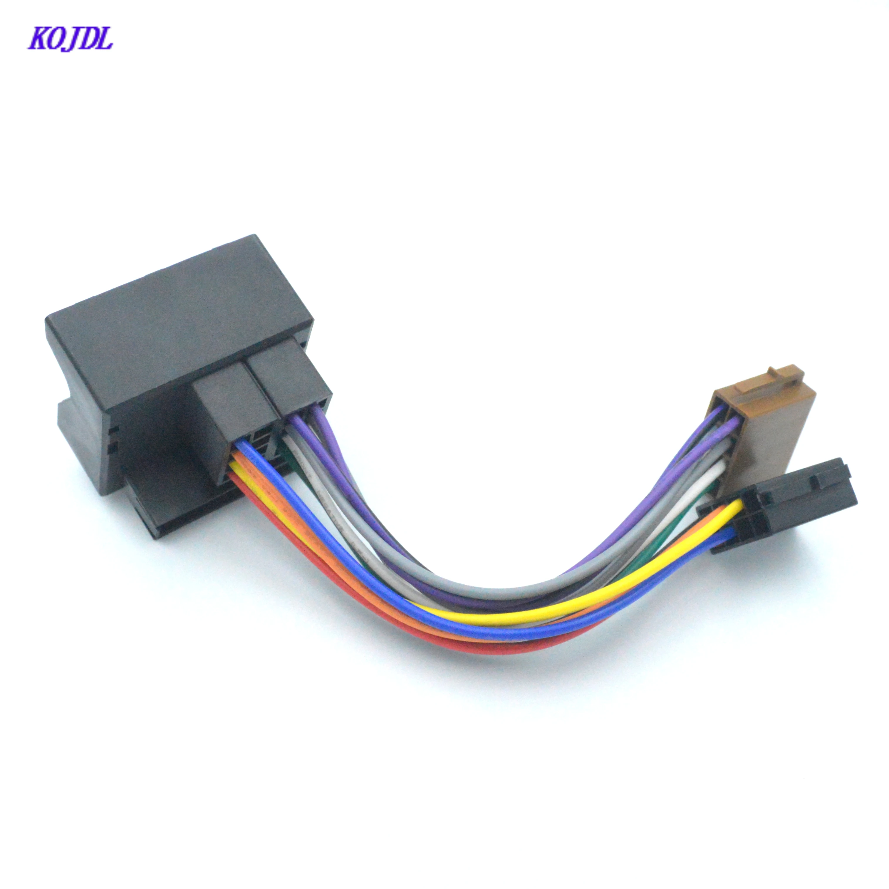 Car ISO Stereo Wiring Harness Adaptor Audio ISO Head for BMW Mini Cooper S 1 Series E81 E82 E87 E88 7 Series E65 E66 E67 KOJDL