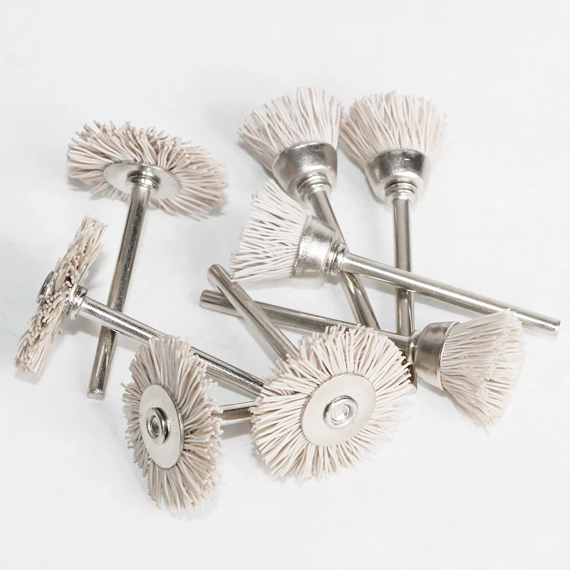 10PC Radial Bristle Kit Abrasive Wire Brush 1/8\