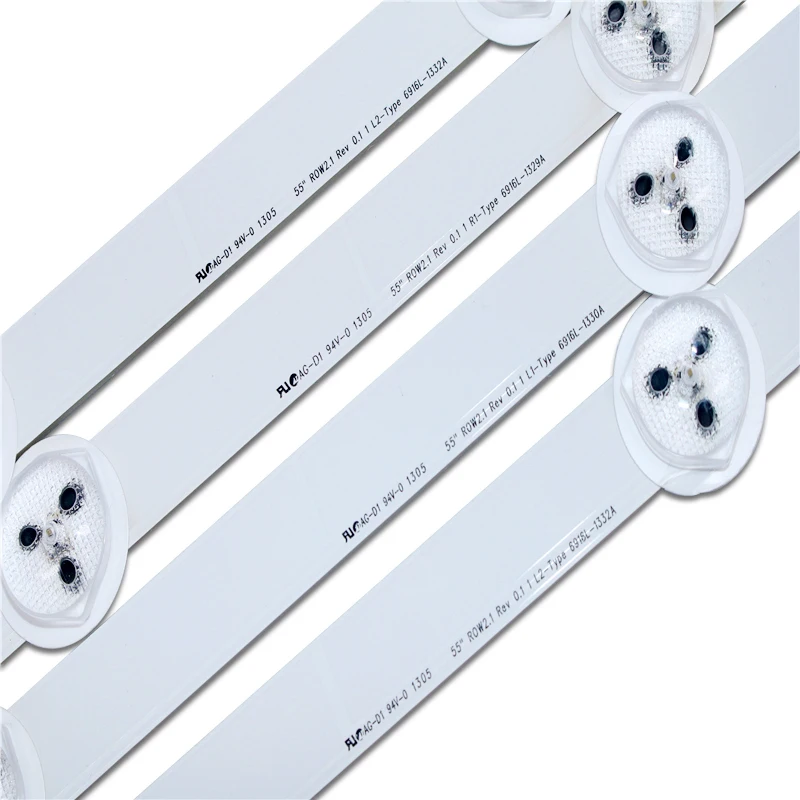 Bande lumineuse LED LC550DUN 55 ", 1 ensemble = 12 pièces, ROW2.1 Rev 0.1 R1, Type de lampe