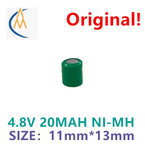 New authentic Ni-MH button type Ni MH rechargeable battery / button 20mah 4.8V circuit board without welding leg backup