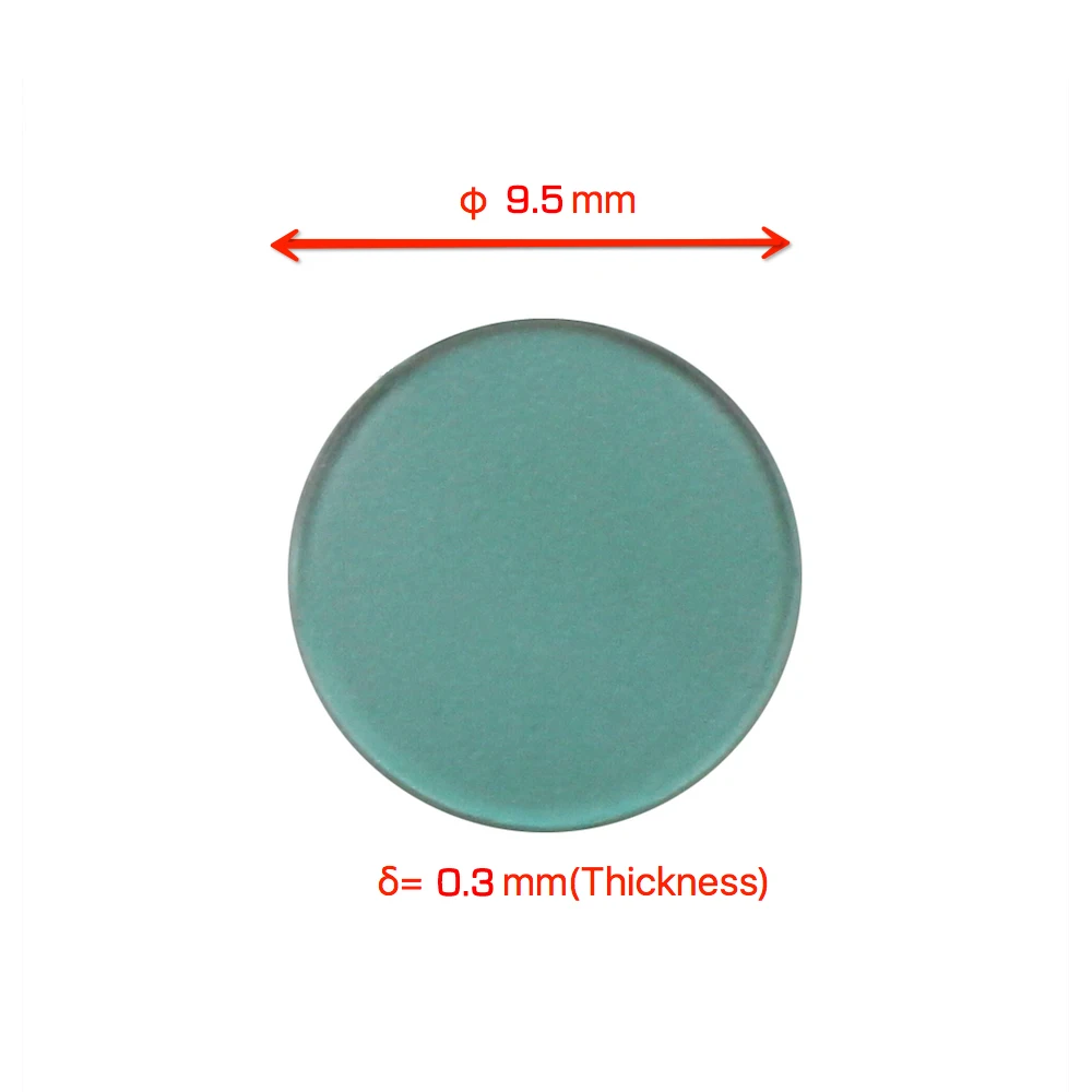 650nm Round IR Filter Diameter 9.5mm for Action Camera/Drive Recorder/Video Doorbell Lens Infrared Cut Off