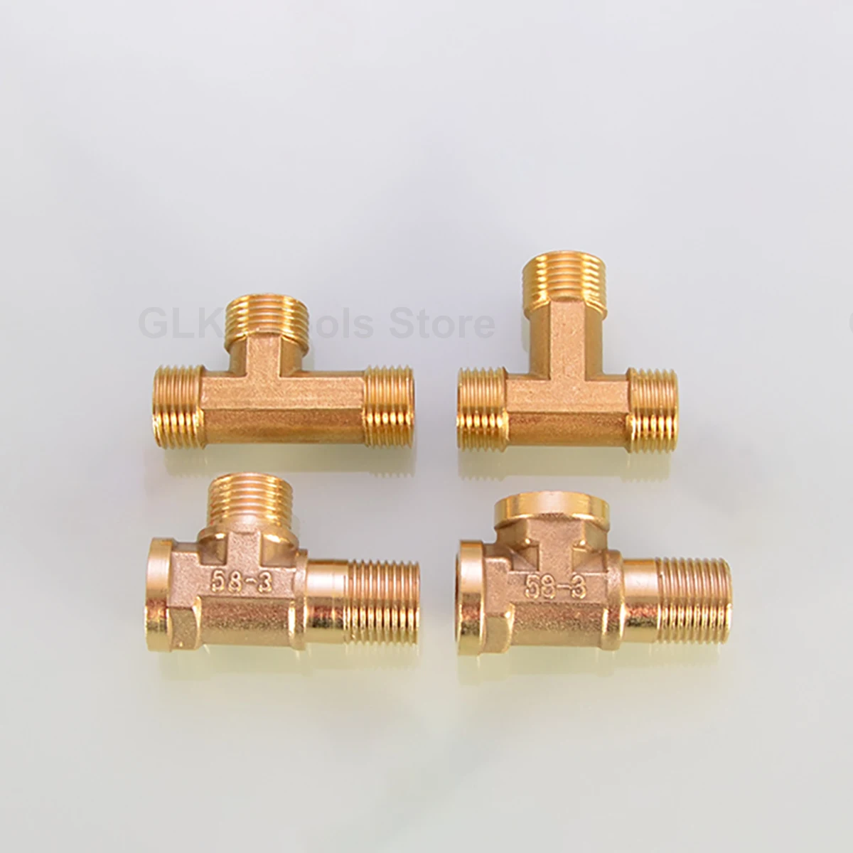 1 pz idraulico pneumatico raccordo per tubi in ottone 1/2 "BSP filetto maschio/femmina tipo t connettore allungato adattatore per Gas olio acqua