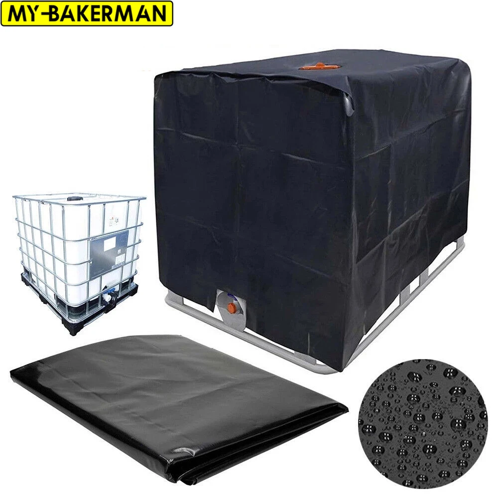 IBC Tote Cover 1000 liters outdoor waterproof dustproof cover sunscreen Garden Yard Rain Container protective Cover