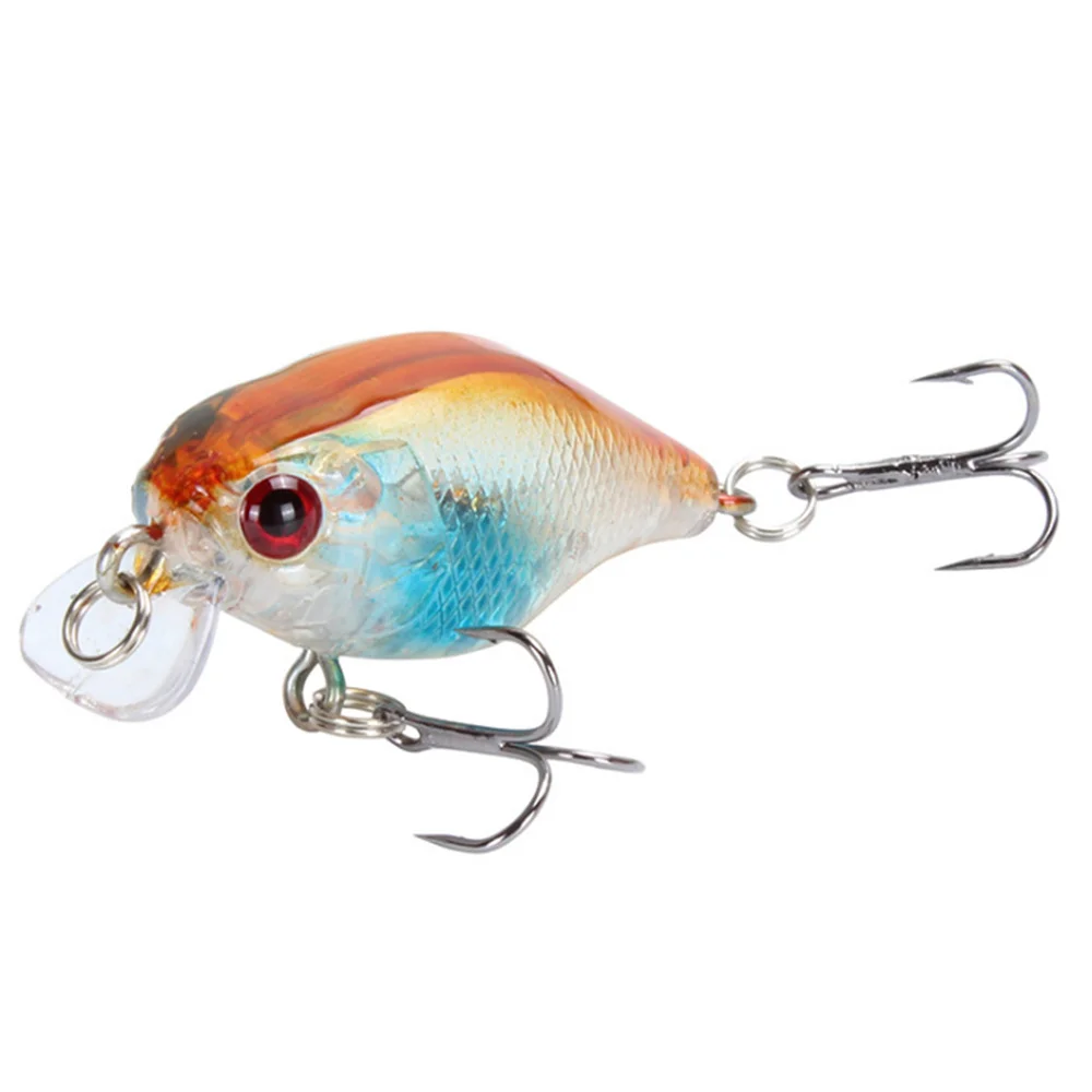 1Pcs Mini Crank Fishing Lures 45mm 4.2g Floating Artificial Hard Bait Japan Bass Pike Fishing Tackle Wobblers Pesca Crankbait