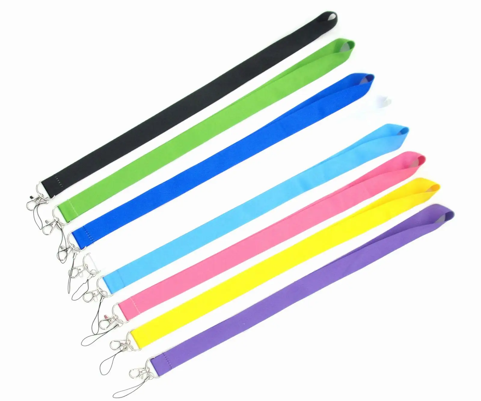 

New 20pcs Hot blank Lanyard Keys Neck Strap ID Card Badge Holder Mobile Phone Hanging Rope Keyring Webbing