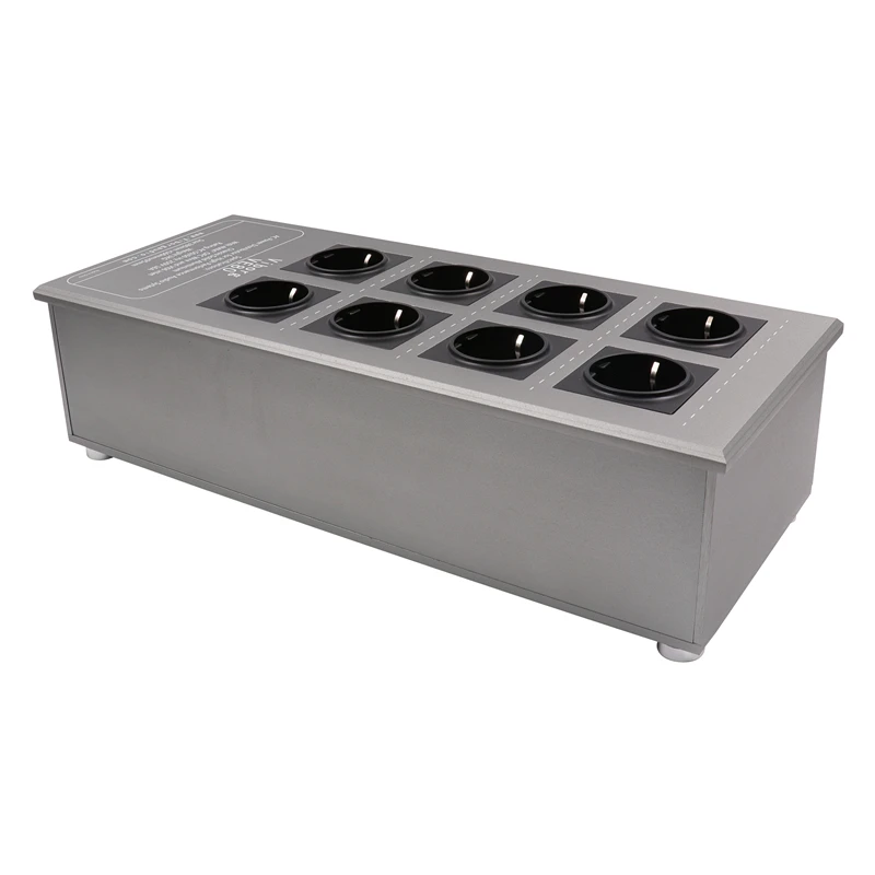 Viborg VE80 Hifi Audio EU Schuko Outlets Noise Filter AC Power Conditioner Audiophile Power Filter Socket