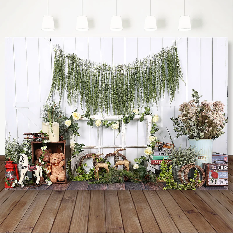 LATAR BELAKANG Fotografi Bunga untuk Bayi Baru Lahir Dekorasi Mainan Bunga Latar Belakang Foto Studio Fotografi Pesta Ulang Tahun Anak-anak