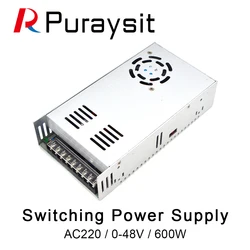600W 48V 12.5A Switching Power Supply Driver Transformers AC110V 220V TO DC48V SMPS for Led Strip Modules Light CCTV 3D Printer
