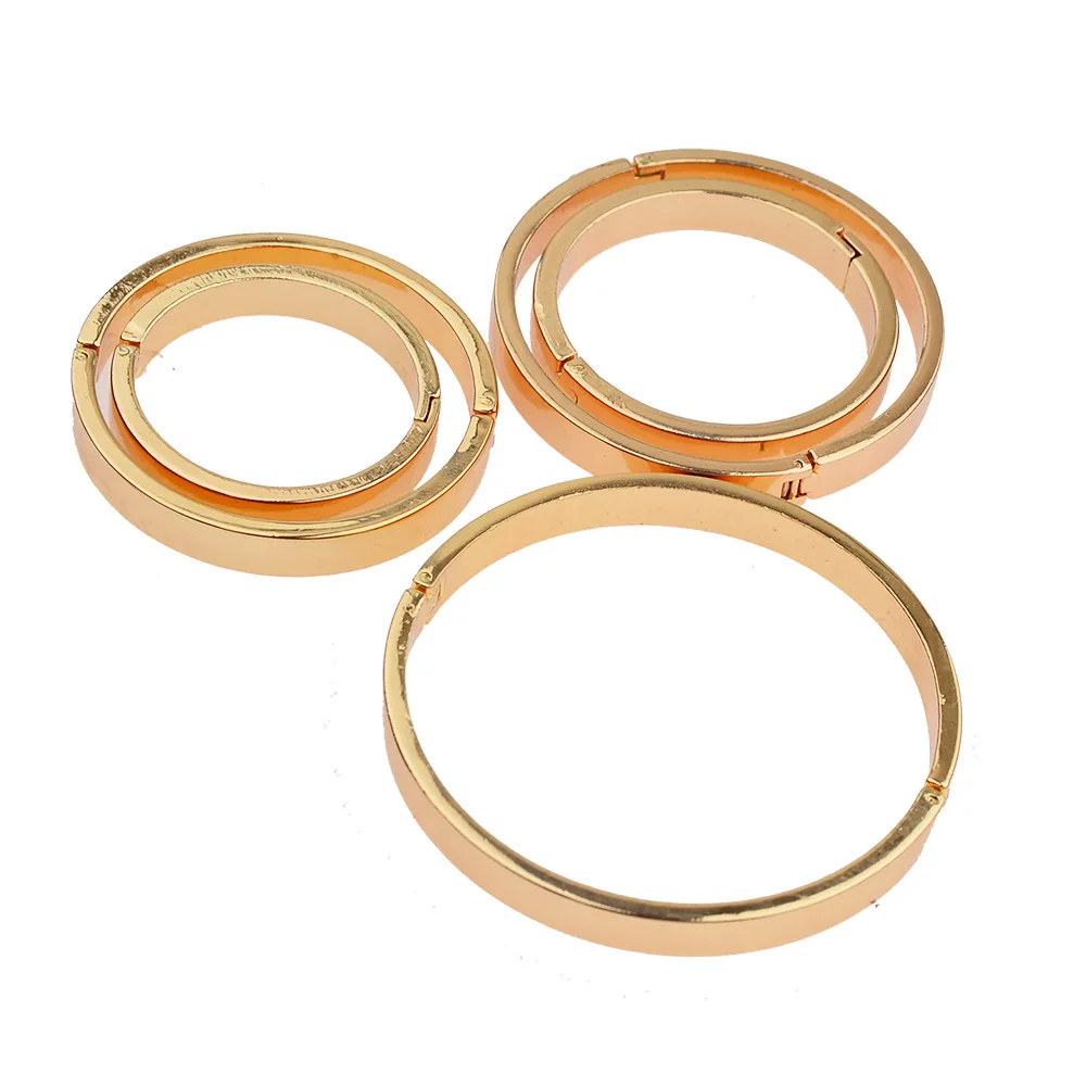 Gold Metal Cock Ring para homens, Penis Ring, sexo adulto, homem retarda a ejaculação, Lock, Semen Delay, Sex Toy, 5 tamanhos