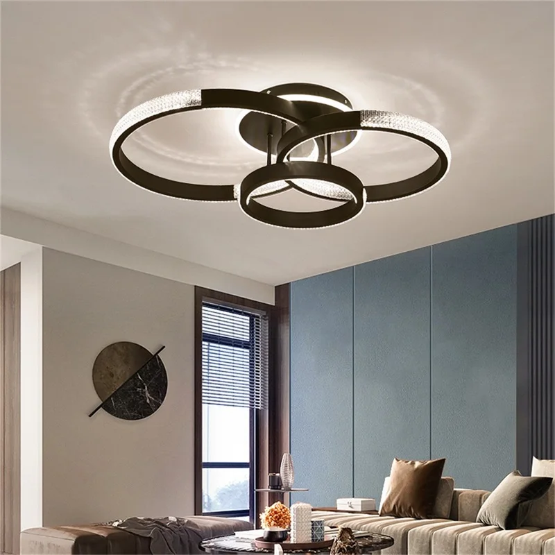 86LIGHT Nordic Ceiling Lights Fixtures Contemporary Simple Round Lamp LED Home For Living Room
