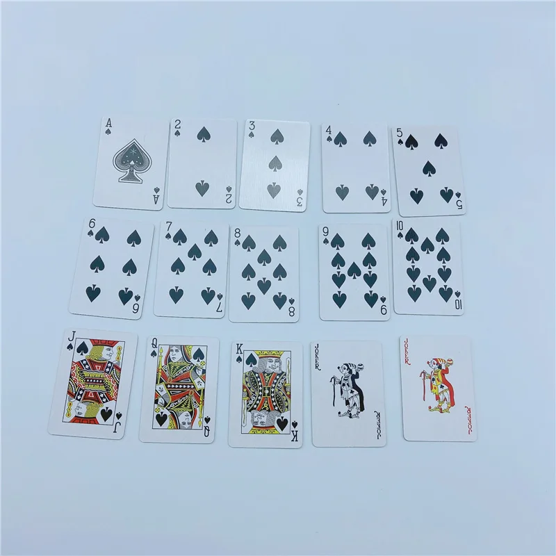 Playing Cards Cute MINI Miniature Games Poker Mini 40X28mm Miniature For Dolls Accessory Home Decoration High Quality