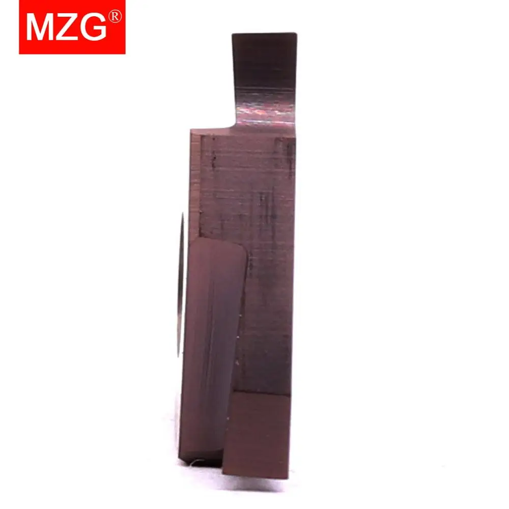 MZG 10PCS TGF32 Left 0.5 1.0 2.0 mm Width ZP15 CNC Lathe Processing Stainless Steel Machining Finish Grooving Carbide Inserts