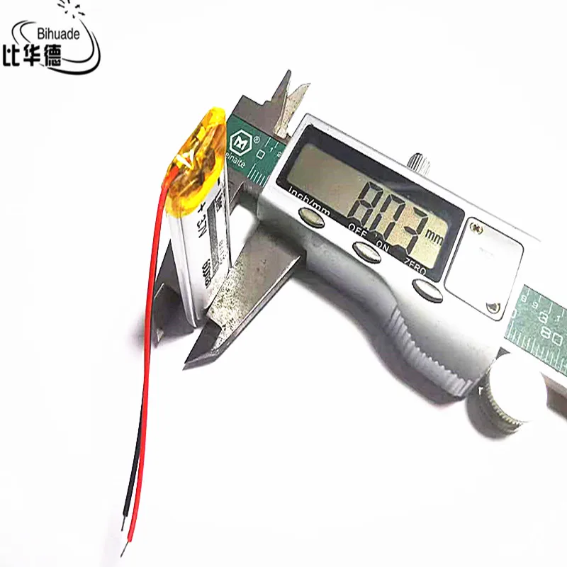 3.7v 600mah 801738リチウムポリマー電池,mp3ヘッドフォンパッド用充電式バッテリー,DVD Bluetoothカメラ