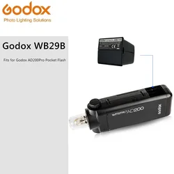 Godox WB29 WB29B Original Battery Replacement 14.8V 3000mAh for Xplor AD200 AD200Pro Gdox AD200 AD200Pro
