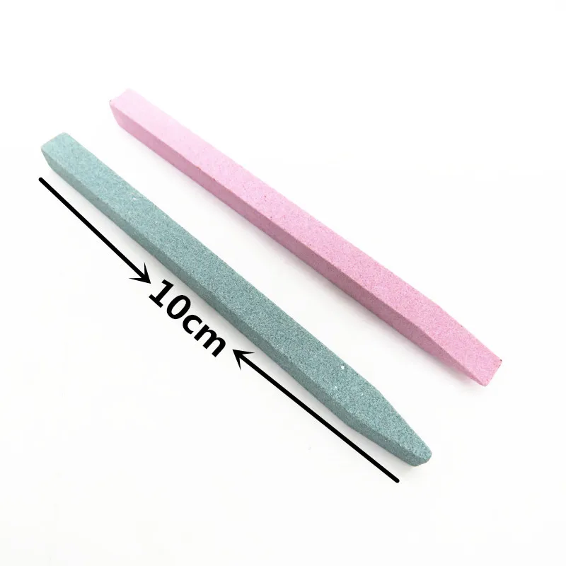 4pcs Nail File Cuticle Remover Trimmer Buffer Stone Nail Art Manicure Polished Rod 100/180 Exfoliating Frosted Strip Care Tools