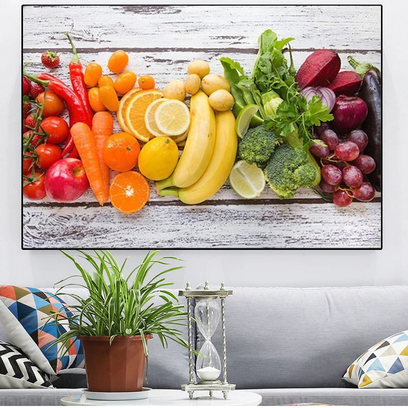 5d Diy Diamond Painting Fresh Fruits and Vegetables picture Full Square Round Diamond Embroidery Mosaic Cross Stitch gift