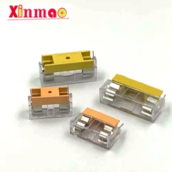 5PCS 5*20/6*30MM GLASS FUSE HOLDER with Transparent Cover 5*20 insurance tube socket fuseholder for fuse PCB BOARD