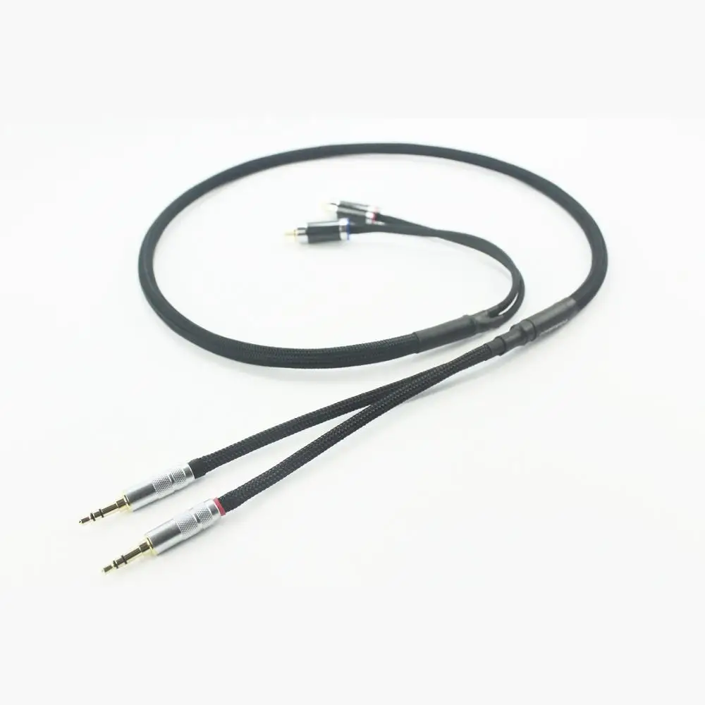 2 x 3.5mm to RCA Audio Adapter Headphone Audio Adapter Cable 3 FT 1M for PHA-3