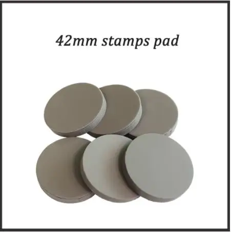 Free Shipping 10pcs 42mm Stamp Pad For Flash Stamp Machine