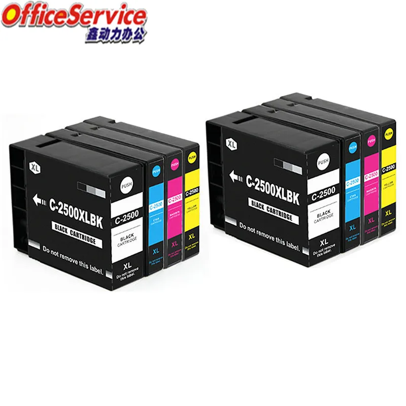 Compatible ink cartridge for PGI-2500 PGI2500 2500xl for Canon, MAXIFY IB4050 MB5050 MB5350 MB5150 MB5450 IB4150 printer