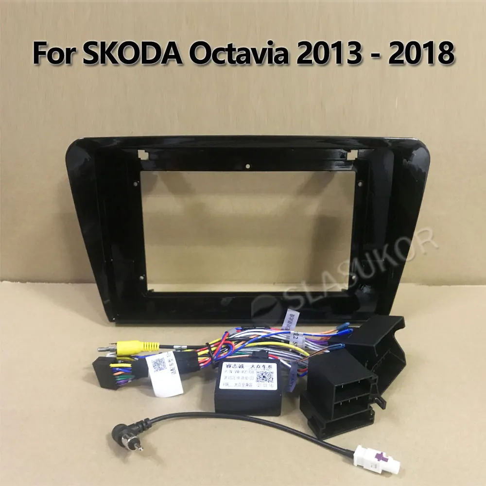 

For SKODA Octavia 2013 2014 2015 - 2018 10.1inch Wires Board Control CANBUS Work Stereo Panel Dash Installation DVD Frame 2din