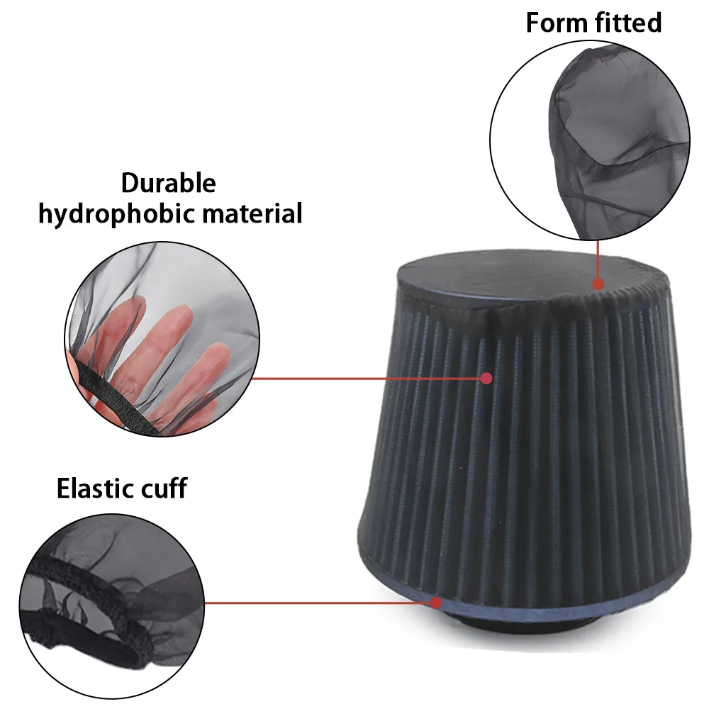 Car Intake Dust Resistant High Flow Protective Cover Anti Oil Car Waterproof Replacement Air Filter Protective Cover RS-OFI048