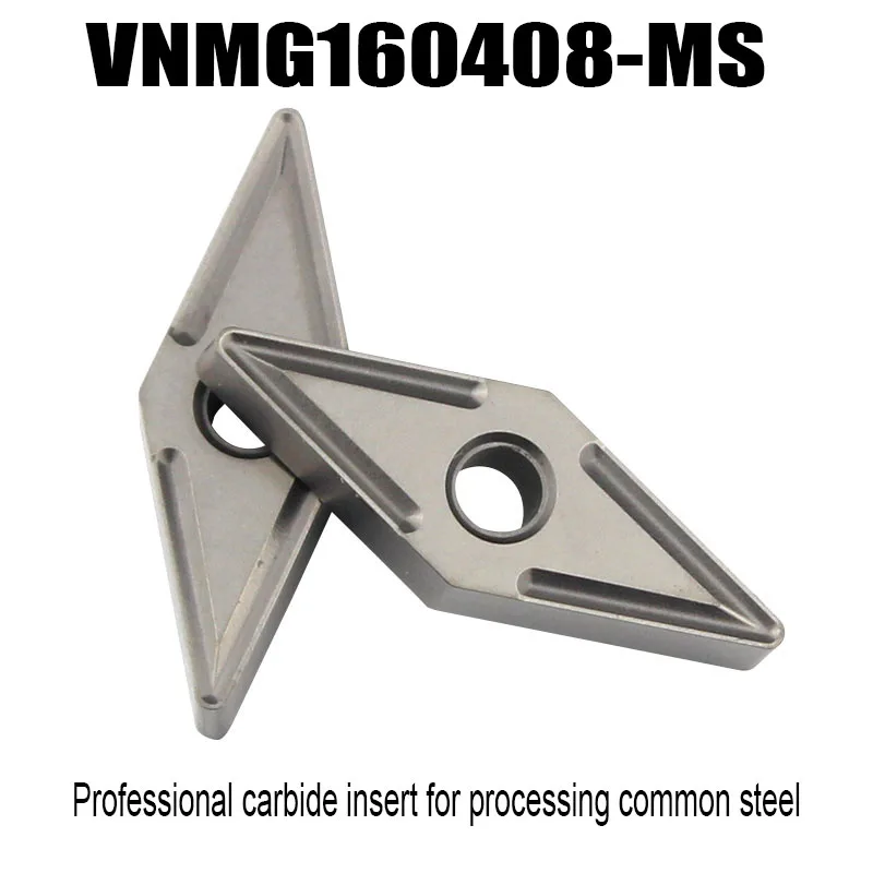 VNMG160408-MS Boring Bar Quality External Turning tools Cermet Inserts Blade lathe Turning Cutting Tools for Commom Steel