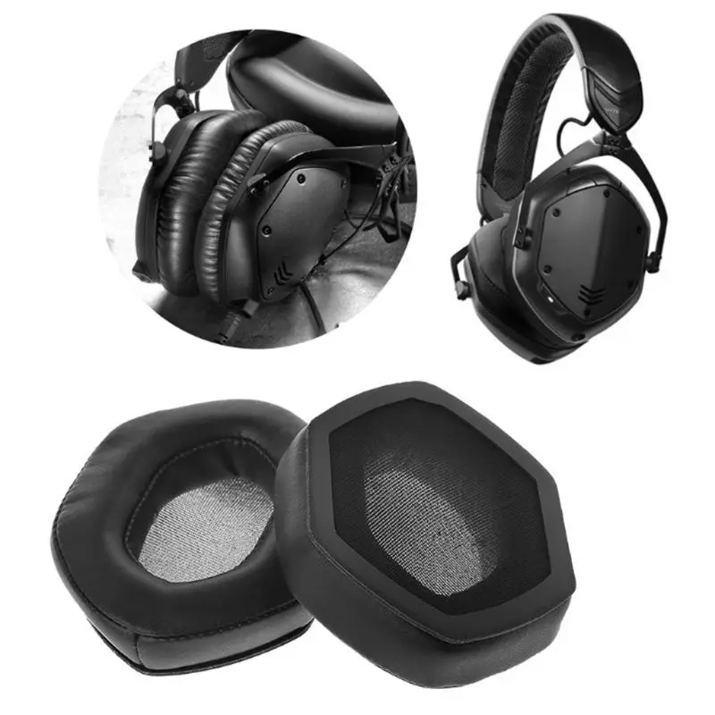 Linhuipad V-MODA XLหน่วยความจำEAR Pads CushionsสำหรับV-Moda Crossfadeไร้สาย 2 M-100 LP2 Over-EARหูฟัง