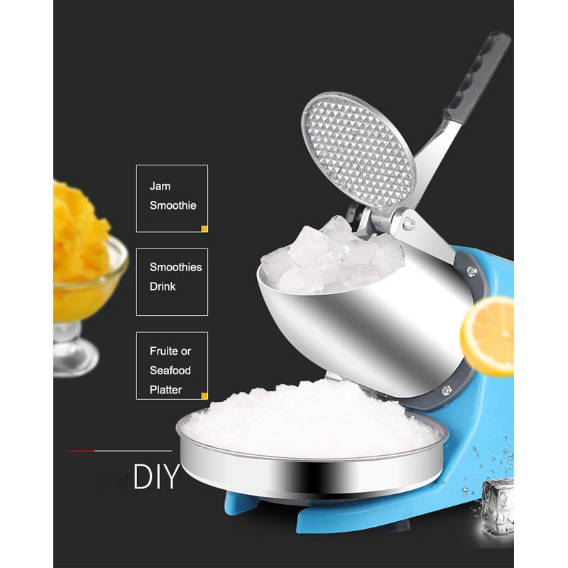 Бесплатная доставка, устройство для бритья льда и снега, устройство для бритья льда высшего качества, с бесплатными лотками для кубиков льда