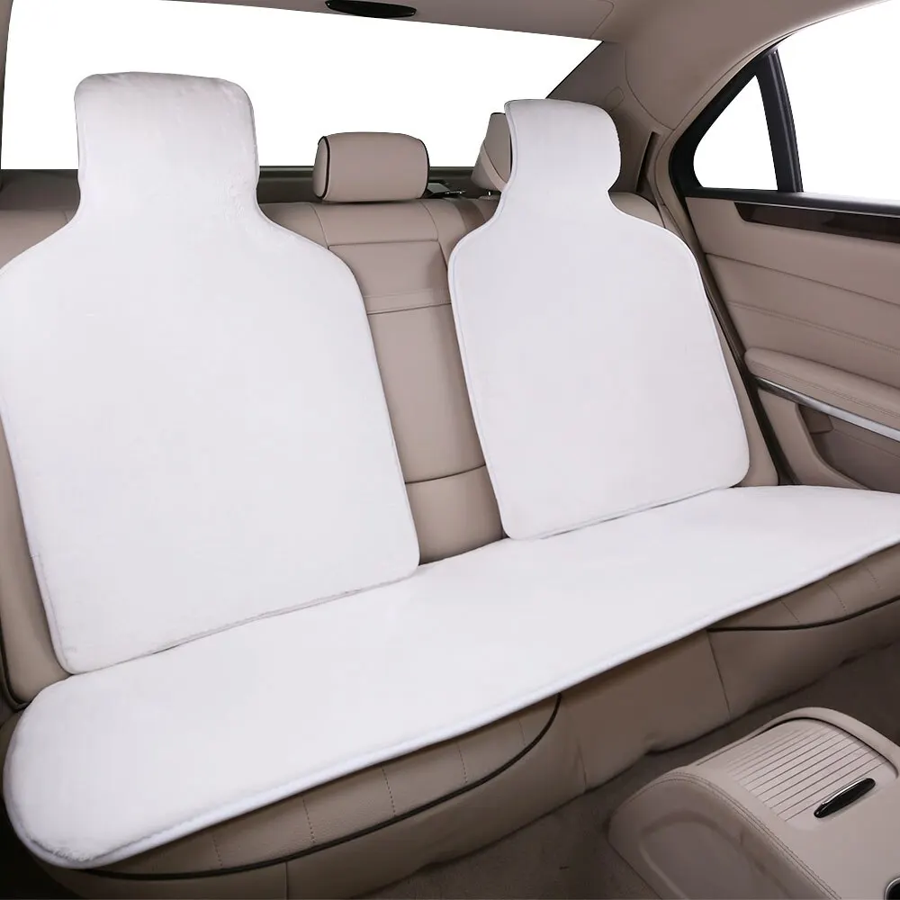 AUTOROWN Auto Seat Cover Universal Size For All Car Four Seasons Faux Fur Auto Accessories Seat Cover For Kia Toyota Honda Lexus