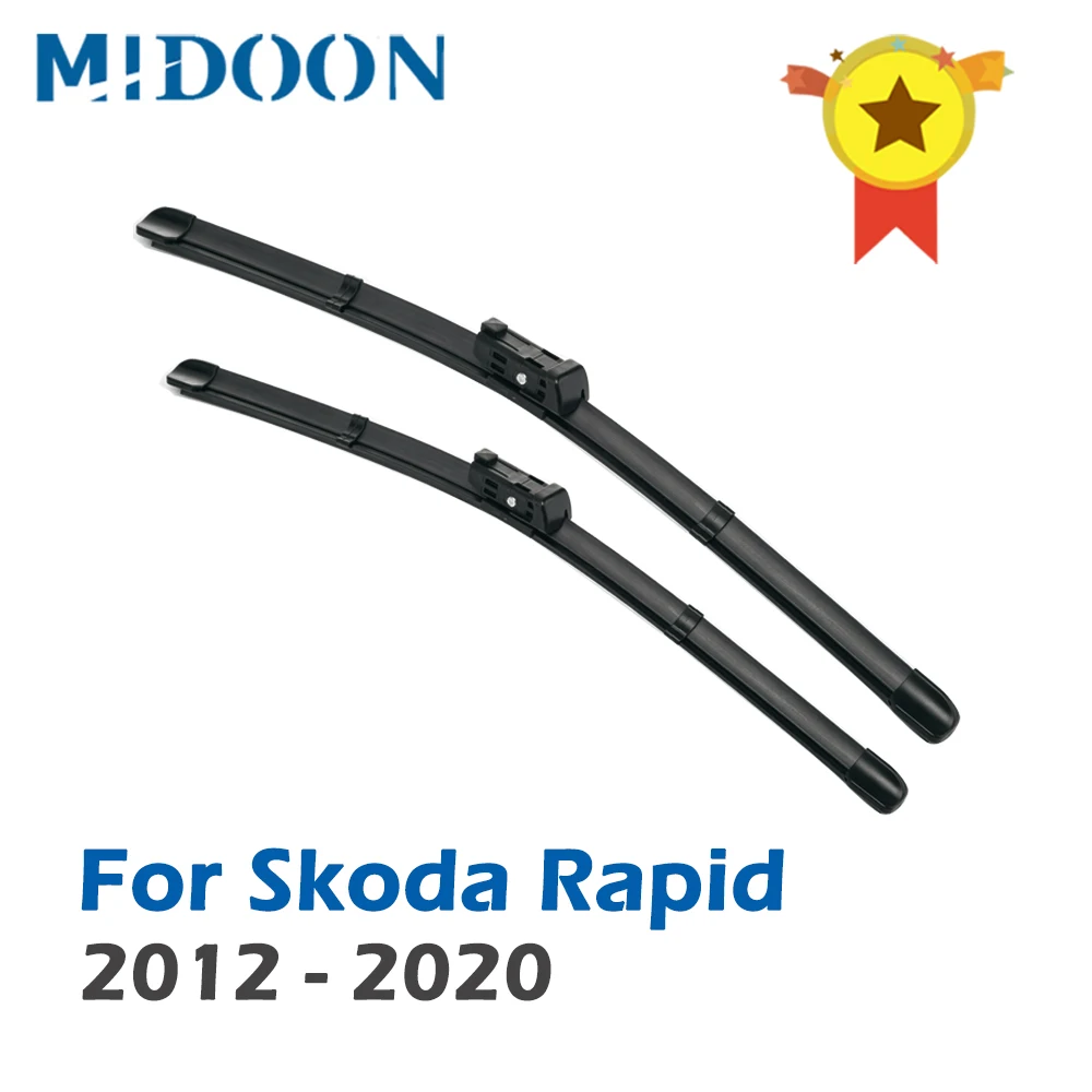 MIDOON Wiper Front Wiper Blades For Skoda Rapid 2012 - 2020 Windshield Windscreen Front Window 24\