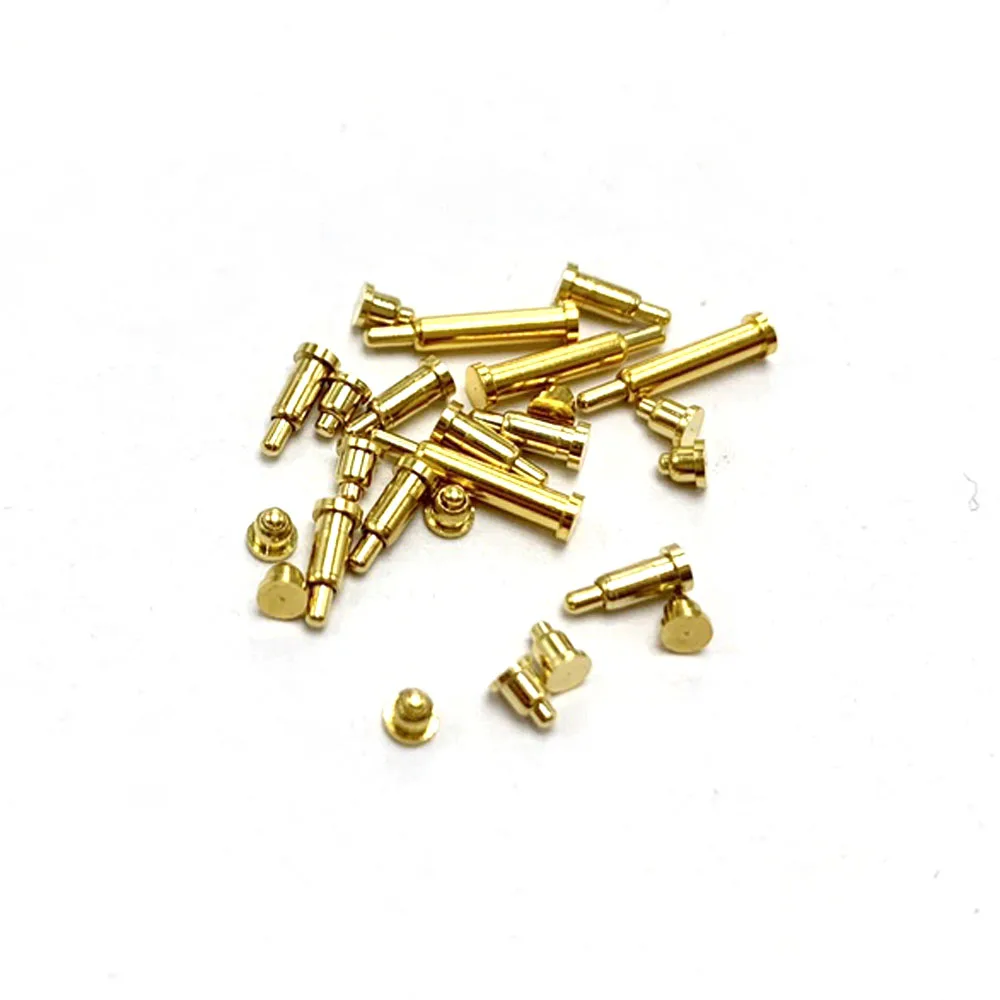 100Pcs Pogo Pin Connector Pogopin Battery Spring Loaded Contact SMD Needle PCB 2 3 4 5 6 7 8 9 10 12 14 15 16 MM Test Probe