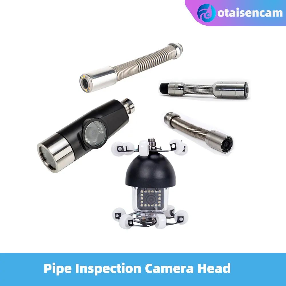 

Stainless Steel Camera Head For Pipe Drain Sewer Inspection System Self Balance Camera 512hz Transmitter