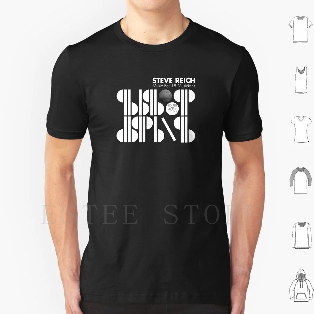 18 Musicians T Shirt Cotton Men DIY Print Steve Reich Music For 18 Musicians Philip Glass Minimalist Terry Riley Classical