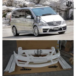 W639 Frp Unpainted Car Body Kit Front Rear Bumper Side Skirts for Mercedes-benz W639 Viano Car Styling 12-15