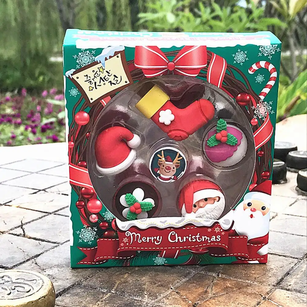 Mini Eraser 3D Puzzle Eraser Cute Simple  Lightweight Classroom Reward Rubber Eraser