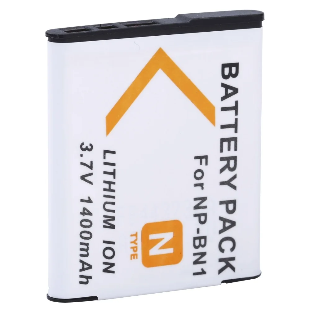 1400mAh NP-BN1 NP BN1 batería para Sony Cyber-shot DSC-QX10 DSC-QX100 DSC-T99 DSC-T110 DSC-TF1 DSC-TX5 TX7 TX9 DSC-TX10 Cámara