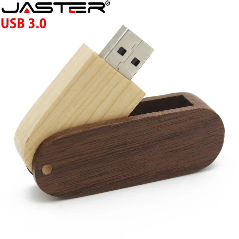 

USB 3.0 high speed wooden usb flash drive 16GB 32GB 64GB 128GB Pen drive Rotatable memory Sticks with key chain